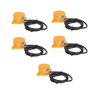 Adfaga Interruttore sensore di prossimità NPN normalmente aperto Rilevatore di avvicinamento cilindrico 5 pezzi Distanza di rilevamento 25 mm 6 36 V CC 300 mA IP65 per automazion