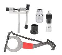 Adfaga Kit di attrezzi per la riparazione della pedivella della bicicletta, professionale, resistente, estrattore per pedivella della bicicletta, rimozione del movimento centrale,
