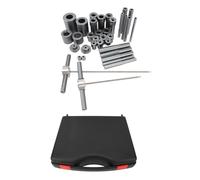 Adfaga Kit di attrezzi per pressa per cuscinetti bici professionale Kit di installazione per asse bici in lega di alluminio Rimuovere set per manutenzione bici da strada di montag