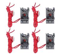 Adfaga Kit di shunt per interruttore automatico da 4 pezzi Montaggio lato sinistro Rilascio del telecomando per la protezione dell'impianto elettrico e il controllo automatico Mat