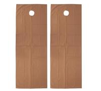 Adfaga Lenzuola per salone professionale 2 pezzi Coprilettino per massaggio con olio premium Tessuto in poliestere morbido e traspirante per massaggi per salone di bellezza spa Dim (Caffè profondo)