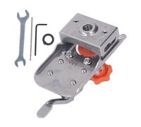 Adfaga Maschera di foratura per fori per cerniere da 35 mm, in acciaio inossidabile di grado professionale, distanza regolabile, morsetto rapido, strumento di installazione per cer