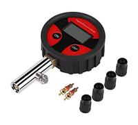Adfaga Messicuggio di pressione del pneumatico digitale 0 200 psi Accuratezza alta retroilluminazione LCD con tappi per valvole per pneumatici per automobili motociclette moto corp