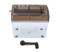 Adfaga Mini distruggi documenti manuale portatile Distruggi documenti manuale ad alta sicurezza Taglierina per documenti portatile da tavolo per uso domestico in ufficio Nero Dimen