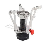 Adfaga Mini fornello a gas Fornello da campeggio portatile ad alta potenza 3000 W con accensione piezoelettrica Fornello da cucina pieghevole leggero per esterni Supporto stabile p