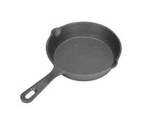 Adfaga Mini padella in ghisa, antiaderente, con fondo piatto, per pancake, ritenzione di calore, pentole da, per fornelli domestici, a induzione a gas, elettrica, diametro 14 cm.