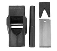 Adfaga Mini pialla manuale professionale a fondo piatto, strumento per la lavorazione del legno in acciaio 30 mm, per scanalature e rifiniture lisce e lavorazione del legno fai-t