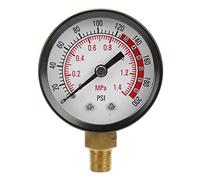 Adfaga Misuratore professionale a doppia scala di livello industriale a pressione radiale Y50 per il monitoraggio della pressione dell'olio del gas dell'acqua in piscine e pozzi Si