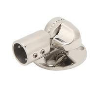 Adfaga Morsetto per Tubo con Guida a cricchetto Regolabile 180 Gradi per Antenna per Barca in Acciaio Inossidabile per Yacht marini, Barche Pesca,