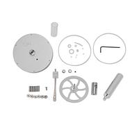 Adfaga Motore Stirling Modello di motore Kit di esperimenti di scienze fisiche in alluminio Educativo fai-da-te per il progetto STEM di apprendimento della fisica in classe