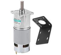 Adfaga Motoriduttore 24 V CC Motore elettrico a magneti permanenti a coppia elevata e basso numero di giri con ingranaggi in metallo Motore con riduzione della velocità di rotazion (50 giri/min)