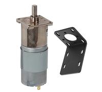 Adfaga Motoriduttore 24 V CC Motore elettrico a magneti permanenti a coppia elevata e basso numero di giri con ingranaggi in metallo Motore con riduzione della velocità di rotazion (20 giri/min)