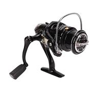 Adfaga Mulinello da pesca professionale in metallo con rapporto di trasmissione 5.21 ad alta velocità Ingranaggi in ottone liscio Costruzione durevole in lega di zinco per la pesca (COCO2500)