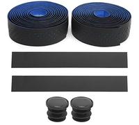 Adfaga Nastri Manubrio Bici Antiscivolo Assorbimento degli Urti Impugnatura Comoda per Bici da Strada e Biciclette Materiale PU EVA Nero Bianco Rosso 30 mm Larghezza 2,65 mm (Nero e Blu)