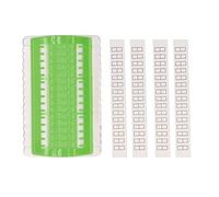 Adfaga Organizzatore di filo di plastica a 30 scomparti Scaffale per filo da ricamo in tessuto non tessuto con ganci separati per aghi per punto croce Stoccaggio per cucito domesti (Verde)