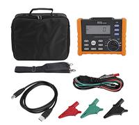 Adfaga PEAKMETER MS5910 Tester digitale per resistenza di loop RCD Multimetro Tester elettrico per elettricisti Tecnici Ingegneri Compatto Durevole Trasferimento dati USB