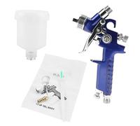 Adfaga Pistola a spruzzo pneumatica professionale H2000A Mini strumento per aerografo con alimentazione a gravità con ugello da 0,8 mm 1,0 mm e tazza da 125 ml per la riparazione d (H-2000A 0,8 mm)