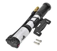 Adfaga Pompa da bicicletta professionale Gonfiatore per pneumatici per bici portatile ad alta pressione con pompa manuale in lega di alluminio leggera ad aria di precisione per acc