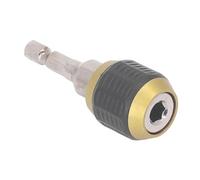 Adfaga Portapunte di prolunga a sgancio rapido Punta da trapano autobloccante con codolo esagonale da 1/4 Lunghezza 60 mm Design dritto rotante in acciaio al carbonio per punte di