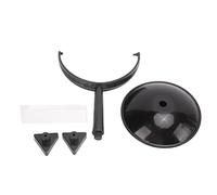 Adfaga Prisma triangolare in vetro ottico 80 mm Strumento didattico per la rifrazione della luce ad alta trasparenza per fotografia di fisica ed esperimenti scientifici