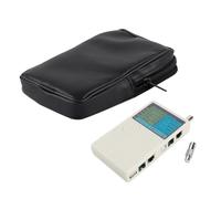 Adfaga Professionale 4in1 Tester per cavi di rete Portatile RJ45 RJ11 USB BNC Rilevatore di cavi per cavi LAN UTP STP Grigio 162mm