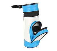 Adfaga PU PU CETTURA per Persone della per BASSAGGIO della Persone di GUNSA CASIONE Mina Pouch Pouch POUMPA per Accessori da Golf Elegante Design Bianco Blu Compatto 14,5 cm