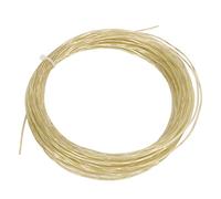 Adfaga Racconciatura da Tennis String Professional Grade Professional Elasticità Elasticità Nylon Sostituzione per Attrezzatura Sportiva per Racchetta da Tennis 12,2 m di (Beige)