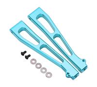 Adfaga RC Auto Front Upper Swing ARM ALUMINUM ALLUMINO Sostituzione in lega Aggiornamento sospensione durevole per prestazioni ad alte prestazioni per il set di 2 pc per camion JLB (Blu)