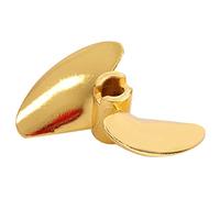 Adfaga RC Elice barca ad alte prestazioni 35mm 2 lame in lega di alluminio marina per Feilun ft016 ft007 ft012 ft009 ft011 ft010 udi corpe rc barts (Gialllo e)