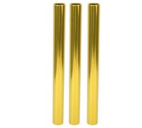 Adfaga Relay Baton Track E FIELL Sprint Match mantini 3 pc in Lega di Alluminio elettro -Leggero Accessori Sportivi a Cavo Resistente (Oro)