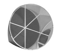 Adfaga Riflettore a prisma per rilevamento ad alta precisione in vetro ottico con prisma a cubo angolare 12,7 mm per apparecchiature di stazione totale nel rilevamento di ingegner