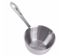 Adfaga Scaldaburro professionale in acciaio inox con fondo a induzione, scaldalatte multiuso, casseruola per sciogliere burro, formaggio, cioccolato, caramello, riscaldare piccole (300 ml)