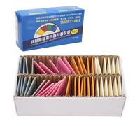 Adfaga Scarso professionale gesso 48pcs marcatori colorati in tessuto cera da cucito a sbiadimento automatico per il crafting fai -da -te sartoriale