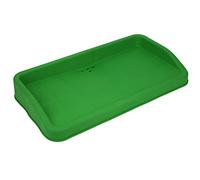 Adfaga Scatola Porta Palline da Golf Contenitore per Tee da Pratica in Gomma PU Premium in Silicone con Base Antiscivolo per Tappetino da Golf per Interni ed Esterni Verde 57,5x31x