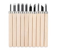 Adfaga Set Coltelli Professionali per Intagliare il Legno 10 Pezzi Strumenti Premium per la Lavorazione del Legno per Intagliare Argilla Saponaria del Legno con Lame in Acciaio ad