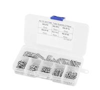 Adfaga SET DI 5 VITI E DADI M2 IN ACCIAIO INOSSIDABILE 304 FISSAGGI CON TAPPO A TESTA ESAGONALE PER PROGETTI FAI TE E RIPARAZIONI DOMESTICHE 210 PZ 5 DIMENSIONI IN VALIGETTA