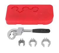 Adfaga Set di chiavi multifunzionali professionali, chiave regolabile a doppia estremità con 3 morsetti per impianti idraulici, bagno, cucina, rubinetto, installazione di tubi, leg