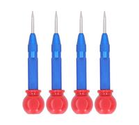 Adfaga Set di punzoni centrali professionale 7 pezzi 7 pezzi strumenti di punzonatrice automatica pesante costruzione in acciaio ad alta velocità per vetro in legno in metallo diam (Blu)