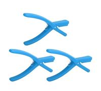 Adfaga Set di strumenti professionali per pelare i gamberi 3 pezzi Efficiente Shucker per conchiglie con design della protezione per le unghie per il ristorante domestico Utilizzar (Blu)