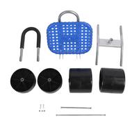 Adfaga Sgabello da giardino resistente con rotelle, sedile girevole a 360 gradi, ruote ad altezza regolabile, per giardinaggio, piantagioni, paesaggistica, struttura in acciaio zin
