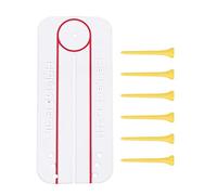 Adfaga Specchio per altalena da golf Aiuto per l'allenamento per l'allineamento della linea degli occhi Strumento per la revisione della postura dell'altalena per appassionati di g