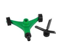 Adfaga Sprinkler rotante automatico a 360 gradi 3 bracci ad alta efficienza salvamento del giardino in plastica in plastica durevole Copertura fino a 50 piedi di copertura