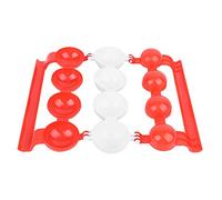 Adfaga Stampo professionale per polpette, utensile da per polpette di pesce ripiene, polpette svedesi italiane, materiale ABS, 10,6x9,3x1,4 pollici