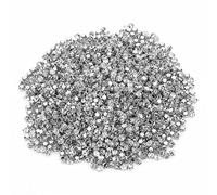 Adfaga Strass trasparenti da cucito 3D antigraffio con artiglio singolo, accessori fai da te, 1440 pezzi, decorazioni lucide durevoli di alta qualità per abbigliamento, scarpe, cap (Base argento