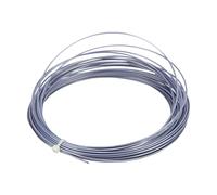 Adfaga String di Tennis Esagonale Grado Professionale ad Alto rendimento ad Alte Prestazioni in Poliestere Racket da Tennis per Giocatori competitivi 12m 39,4 Piedi di Lunghezza (Grigio con Vello