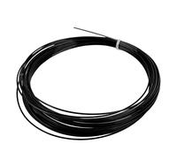 Adfaga String di Tennis Esagonale Grado Professionale ad Alto rendimento ad Alte Prestazioni in Poliestere Racket da Tennis per Giocatori competitivi 12m 39,4 Piedi di Lunghezza (Nero)
