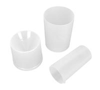 Adfaga Strumento di scienze del Cilindro del Calibro di Pioggia Premium 400 ml di plastica Trasparente con Scala di misurazione precisa per Il tracciamento meteorologico all'aperto