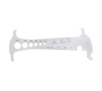 Adfaga Strumento indicatore di usura a catena professionale 3 in 1 manometro a checker a catena con righello di misurazione per manutenzione della bici e riparazione del ciclo real