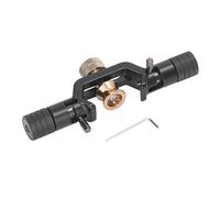 Adfaga Strumento spelafili professionale Coltello spelafili coassiale coassiale a doppia testa per cavi in fibra ottica Fili da 8 mm a 28,6 mm Acciaio legato Costruzione in lega