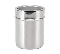 Adfaga Sugar Shaker in polvere inossidabile in acciaio inossidabile durevole resistente essenziale per il condimento di zucchero salato 3,54 x 2,76 pollici